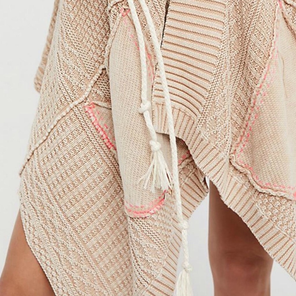 ๐๐ Free People โฆ All Washed Out Cardi โฆ Sand - Picture 7 of 8